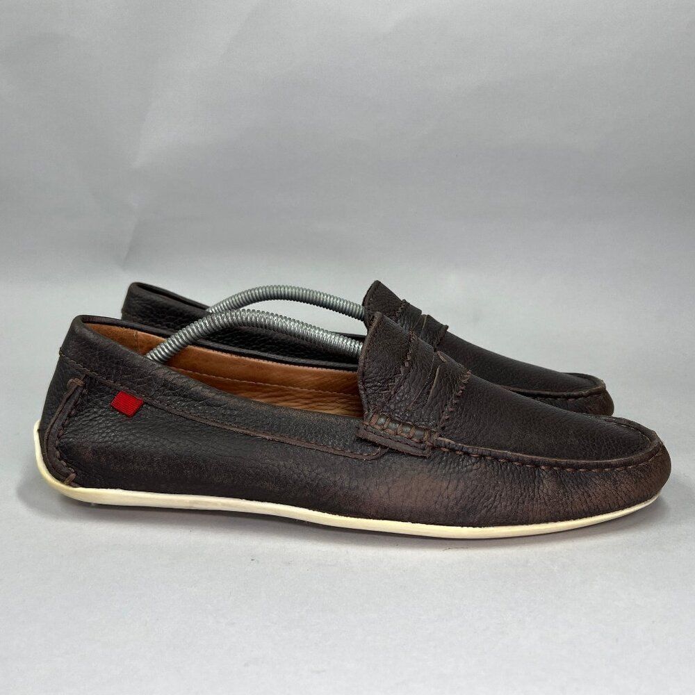 Marc Joseph New York Men's Size 11 Union Street 2.0 Brown Leather Driving Loafer